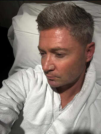 Michael Clarke Reveals Skin Cancer Surgery