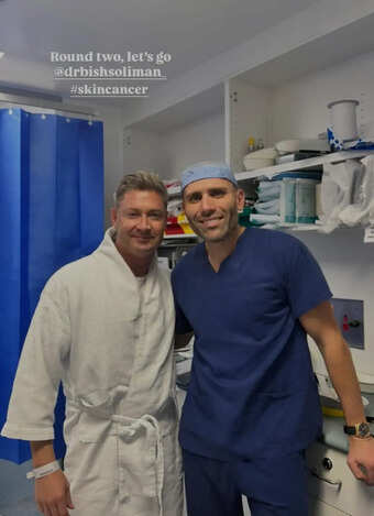 Michael Clarke Reveals Skin Cancer Surgery