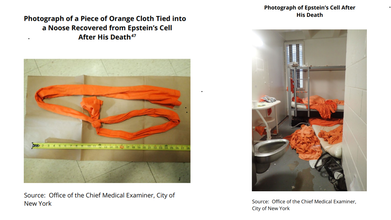 Epstein Files: Post-mortem Notes And New Documents Shed Light On Late Sex Offender's Death