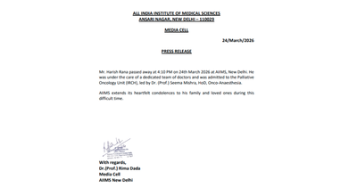 Harish Rana’s Family Donated His Heart Valves And Corneas After His Death From Passive Euthanasia