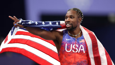 Noah Lyle Olympic Gold (Credit: Paris 2024 Olympics)