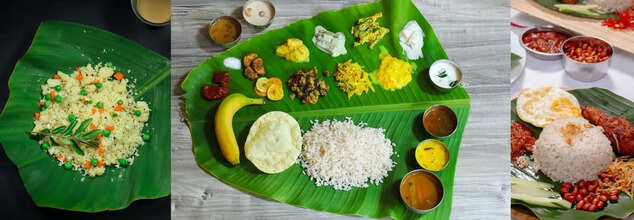 banana leaves