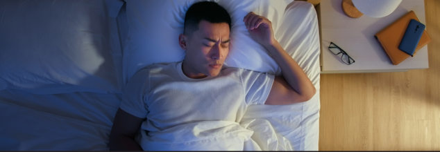 Sleeping on your back (Credit: Canva)