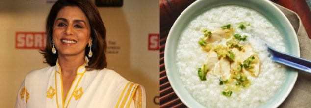 Actor Neetu Kapoor Eats Kanji In Breakfast