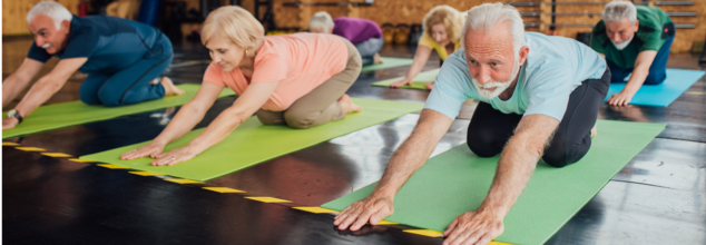 Yoga for seniors (Credit: Canva)