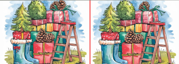 Brain Teaser: Spot The Difference In This Cheerful Christmas Pictures