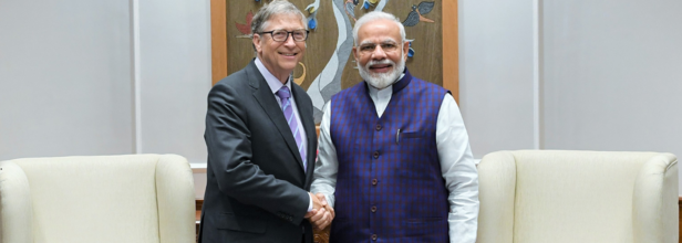 Bill Gates with PM Modi