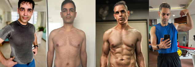 Ankur Warikoo's fitness journey