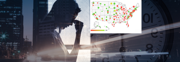 These 10 US Cities Are The Most Stressed In 2025