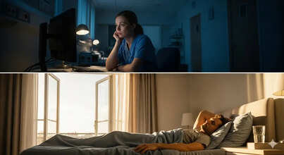 Night Shifts Disrupt the Body (AI Generated)