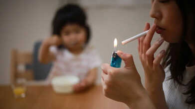 passive smoking children effect
