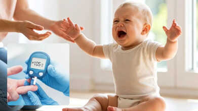 children under 6 months diabetes