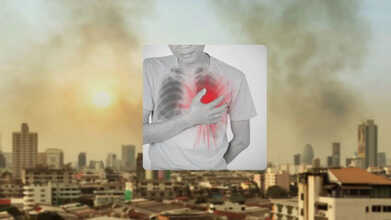 delhi air pollution affecting heart