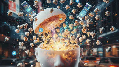 popcorn brain syndrome