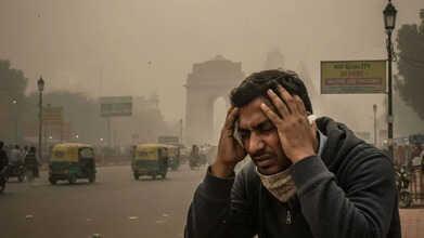 delhi air pollution migraine