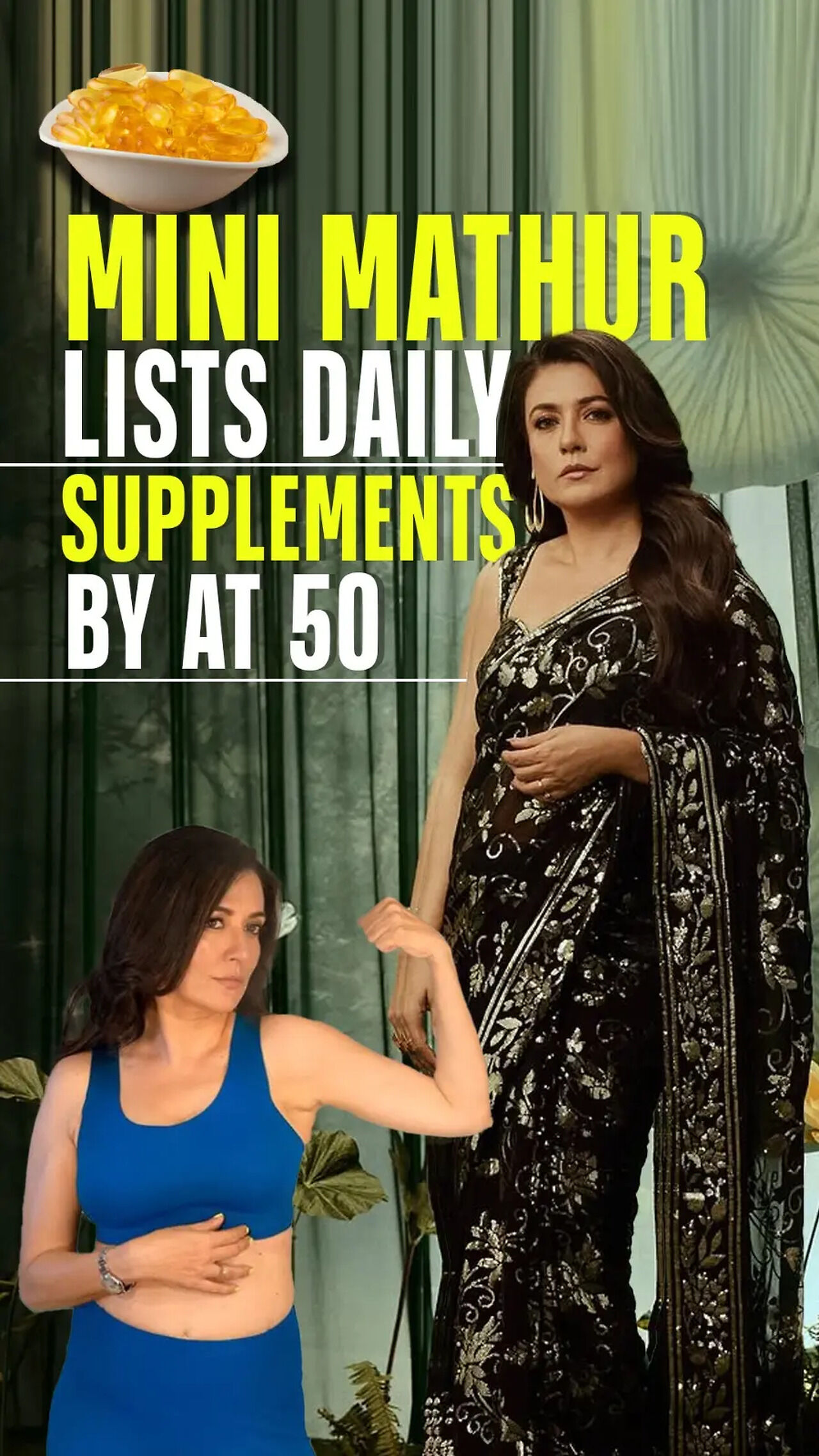 Mini Mathur Lists Daily Supplements She Swears By At 50