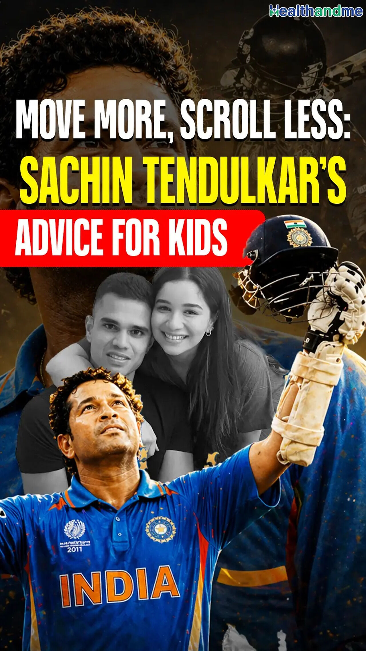 Move More, Scroll Less: Sachin Tendulkar’s Advice for Kids