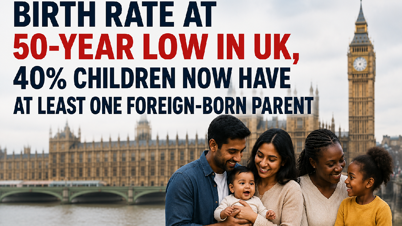 Birth Rate At 50-Year Low In UK, 40% Children Now Have At Least One ...