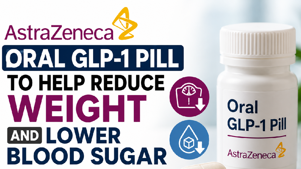 astrazeneca glp 1 drug AstraZeneca's Oral GLP-1 Pill To Help Reduce Weight And Lower Blood Sugar,  Study Finds