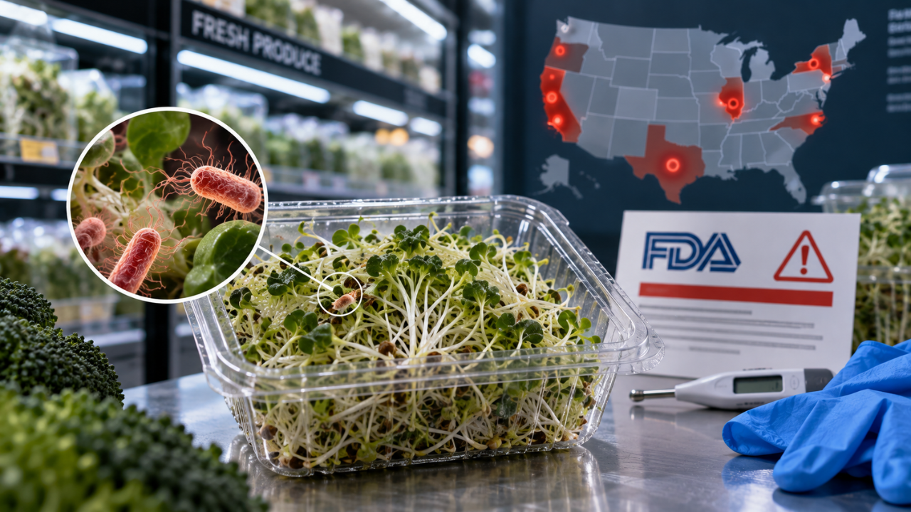 Broccoli Sprouts Linked To Salmonella Outbreak In US: 22 Cases Reported, FDA Says