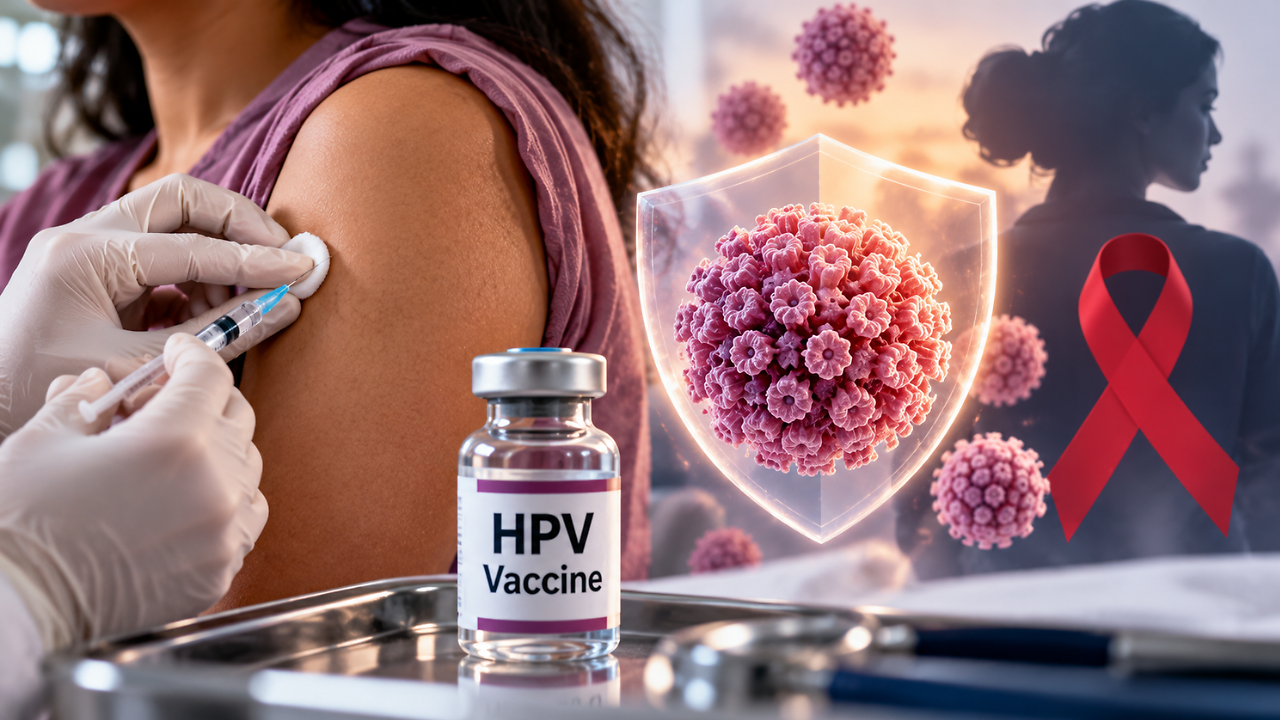 HPV Vaccine May Keep Cervical Cancer Risk Lower In Women With HIV For ...